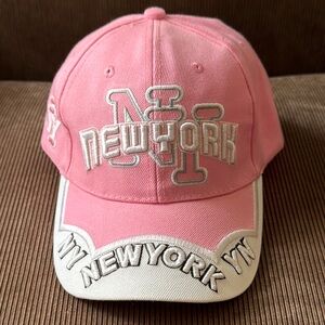 Pink New York Cap